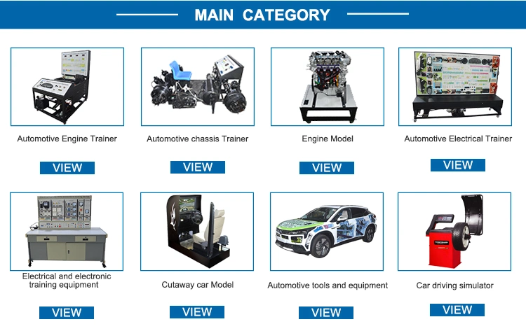 Automotive Car Charging System Training Board Simulator Automotive Training Equipment Vocational Training Educational Equipment