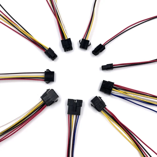 Vari connettori Sh Zh pH Xh Vh personalizzati Pin 1.0 1.5 2.0 1.25 2.54mm Assemblaggio cavi cablaggio elettronico connettori passo per impianto elettrico